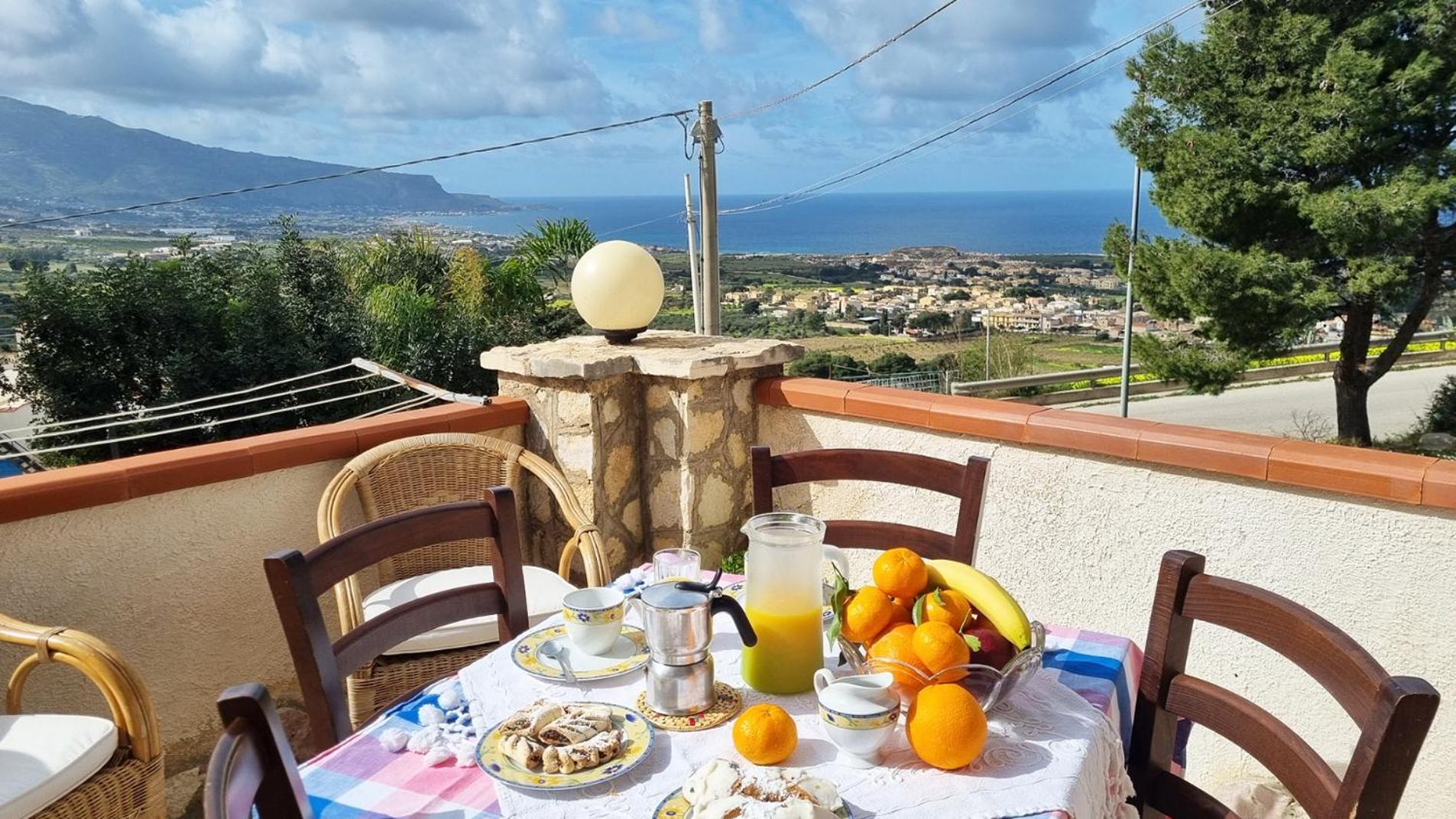 Casa Vacanza Vista Mare Custonaci Eksteriør bilde
